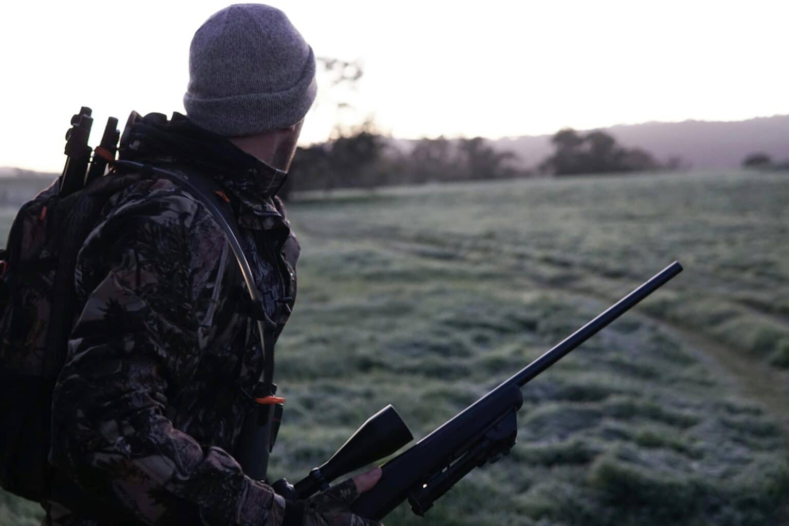 Hunter in the field