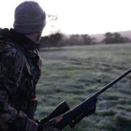 Hunter in the field